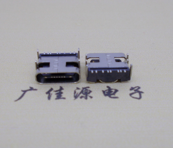 type c8p母座四腳插板,半插半貼type c連接器母頭