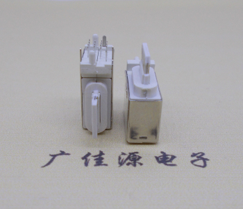 type c接口測插16p,三腳固定插板/16p磷銅端純塑外露