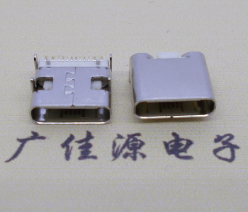 板上usb type c連接器16p單排貼板帶柱L=8.3mm