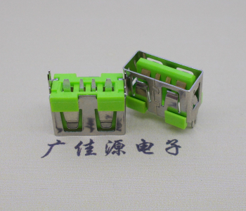 大電流usb2.0直插接口H=10.0mm,電源端加寬高導銅尺寸